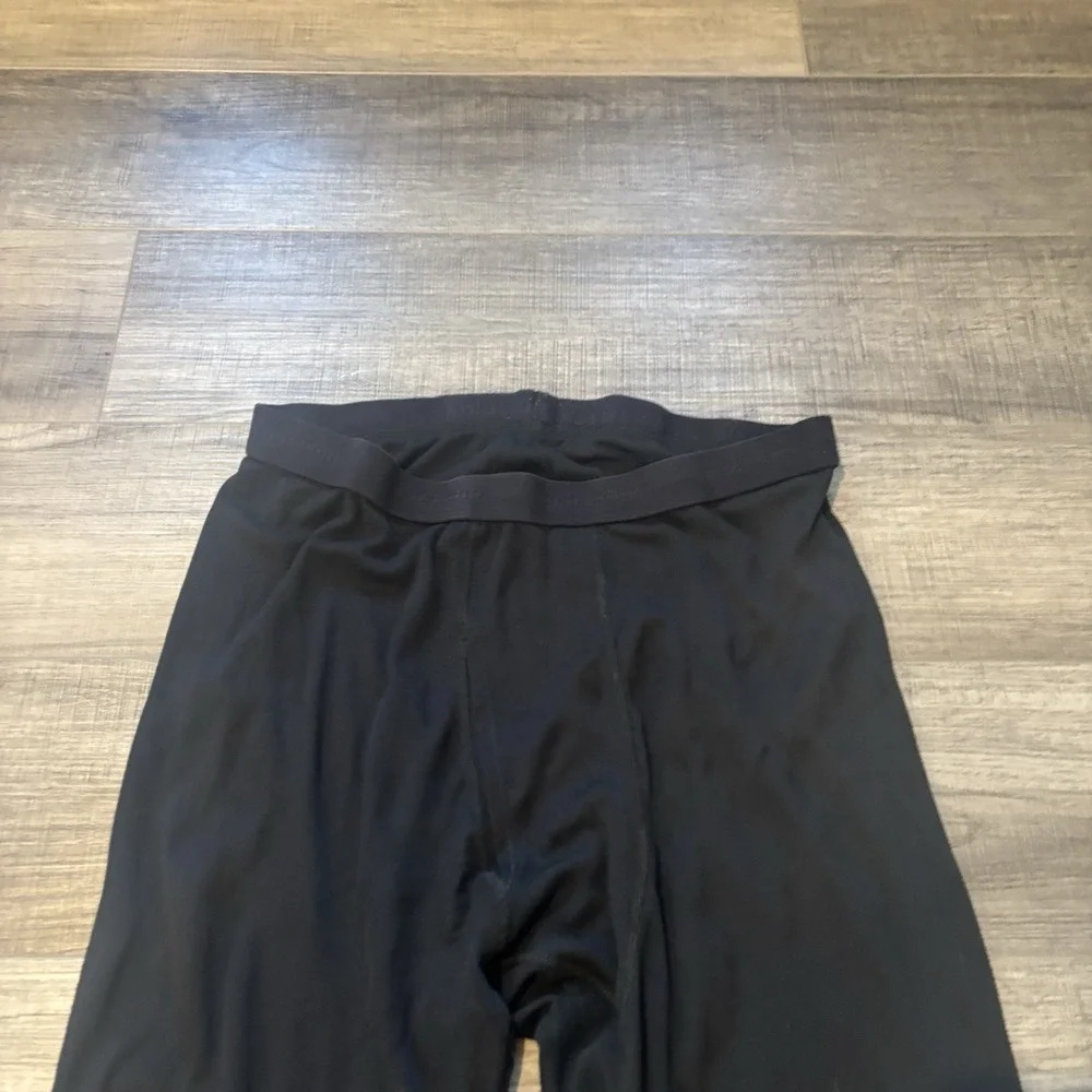Patagonia Men's Large Capilene Base Layer Pants Black Stretch 44890